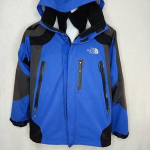 The North Face Blue and Black Ski Jacket